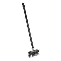 Deck Brush Hard Bristle Black Handle