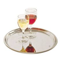 Round Tray Stainless Steel 330mm