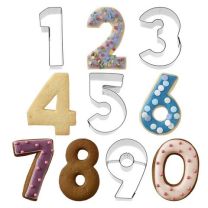Birkmann Numbers Cookie Cutter 10 Piece Set