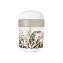 ChicMic Bioloco Plant Lunchpot-Leaves with Flowers