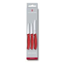 Victorinox Classic Vegetable Knives Set 3  Piece Red
