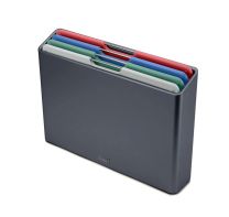 Joseph Joseph 4 piece Chopping Board Set-Coast/Graphite