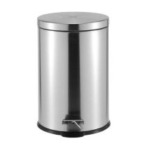 Casa Roma S/Steel Pedal Bin 20L Silver