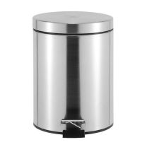 Casa Roma S/Steel Pedal Bin 5L Silver