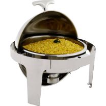 Chafing Dish Roll Top Round 460mm 6.8L Budget