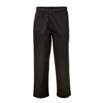 Chefgear Unisex Baggy Pants- Black-XL