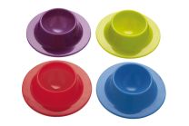 Colourworks Set of 4 Silicone Egg Cups 8cm