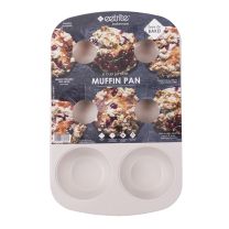 Eetrite Ceramic Jumbo Muffin Pan 6 Cup 
