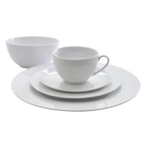 Eetrite Just White Porc Dinner Set 20pc