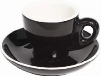 Fortis Classic Espresso Saucer Black 12cm (Only)