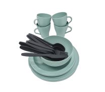 Evo 28 Piece All Purpose Plastic Dinnerware Set 