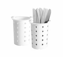 Cutlery Flatware Cylinder White 