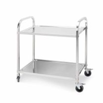 Stainless Steel Tea Trolley 2 Tier 930mm