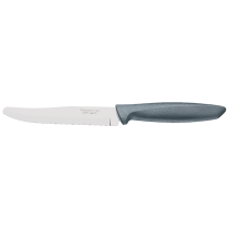 Tramontina Utility/Fruit Knife Round Tip Smooth Blade with Grey Handle 13cm