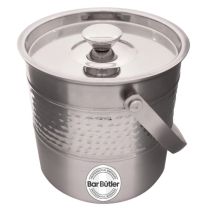 Bar Butler Hammered Ice Bucket with Lid 2.7L