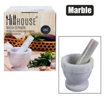 Hillhouse Pestle & Mortar Marble