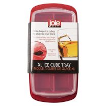 Joie Flip & Fill Tab Ice Cube Tray Red 8 Large Cubes