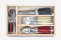 Laguiole by Andre Verdier Cutlery Set in Wooden Box Colonial 24 Pieces