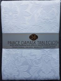 DSA White Palace Table Cloth 180 x 270cm (8 Seater)