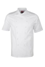 Jonsson Workwear Men's Luxury Chef Jacket White Large