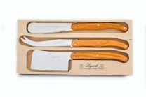 Laguiole by Andre Verdier Cheese Set Olive Wood 3 Pieces