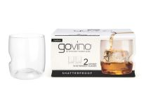 Govino Shatterproof Dishwasher Safe Whiskey Tumbler 414ml 2 pack.