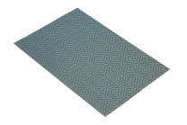KitchenCraft Woven Placemat Blue & Green Diamonds 30 x 45cm