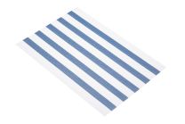 KitchenCraft Woven Placemat Blue & White Stripes 30 x 45cm