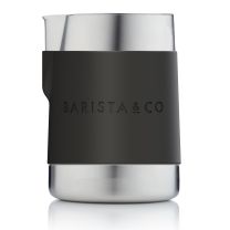 Barista & Co Shorty Stainless Steel Professional Milk Jug - Steel (600ml)