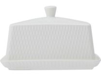 Maxwell & Williams White Basics Diamonds Butter Dish