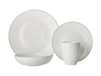 Maxwell & Williams WBA Edge CPE Dinner Set 16pce