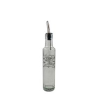 Consol Oil & Vinegar Bottle Clear with Pourer 250ml