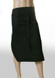 Maxi Calf Length Apron Black