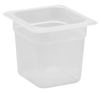 GN Polypropylene 1/6 Foodpan Transluscent 150mm