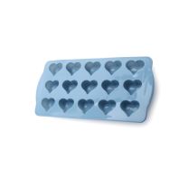 Kitchen Inspire Chocolate Heart Mould Silicone Light Blue