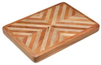 Kitchencraft Serenity Chevron Butchers Block