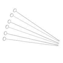 KitchenCraft Pack Of Six Flat Sided Skewers 30cm