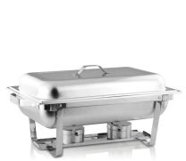 Global Chafing Dishes Polished Stainless Steel Rectangular