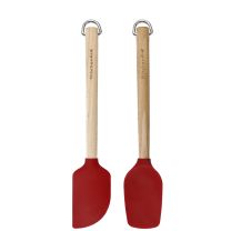 KitchenAid Birchwood Mini Spatulas 2 Piece Red