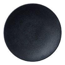 Luzerne Leather Starter/Dessert Plate Black 23.5cm