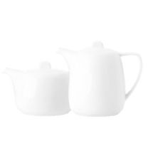 Luzerne Olive White Teapot 420ml