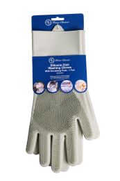 Home Classix Silicone Washing Gloves With Scrubber