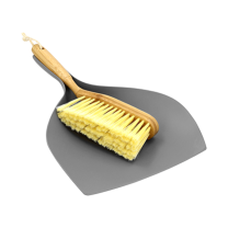 Legend Bamboo Brush & Dustpan 2 Piece Set Grey