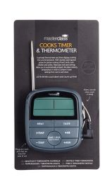 MasterClass Digital Cooking Timer & Thermometer