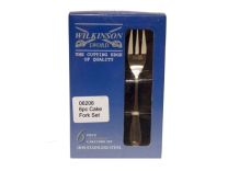 Wilkinson Teardrop Stainless Steel Cake Fork 6 Piece 