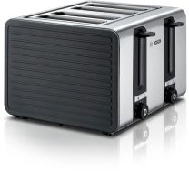 Bosch Silicone Toaster 4 Slice 1800W Graphite 