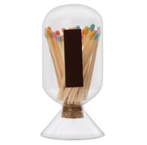 Regent Glass Matchstick Cloche With Striker & Matches
