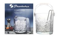 Pasabahce Timeless Ice Bucket & Tongs 1L 