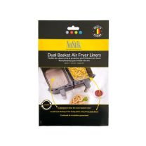 NoStik Dual Basket Air Fryer Liners 2 Pack 