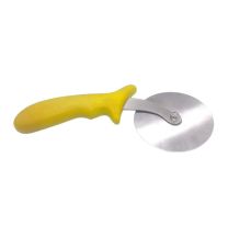 Pizza Cutter Yellow Plastic Handle 100mm